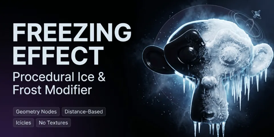 Freezing Effect – Procedural Ice & Frost Modifier